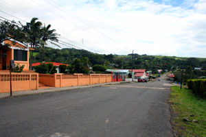 Entrance into Quebrada Grande from the Tilaran to Monteverde road.